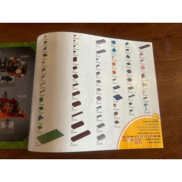 LEGO Minecraft The Iron Golem #21123 Instruction Booklet Only (6007) - Picture 4 of 4